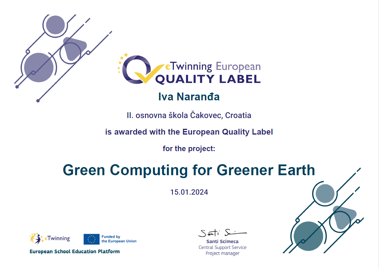 EQL Green Computing for Greener Earth - Iva Narana